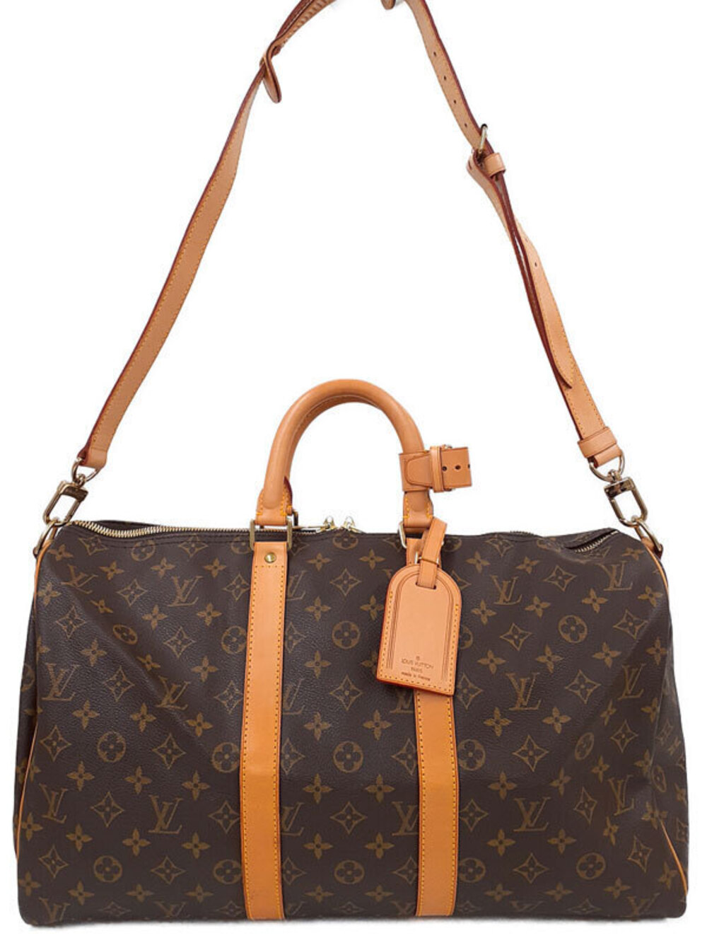 Louis Vuitton Monogram Keepall Bandouliere Boston Bag